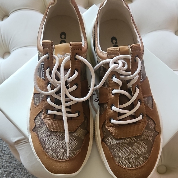 TENNIS SHOES BrownNOWT COACH
